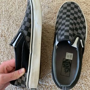 Checkered vans great  condition!